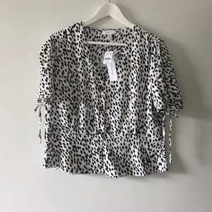 Topshop Peplum style blouse